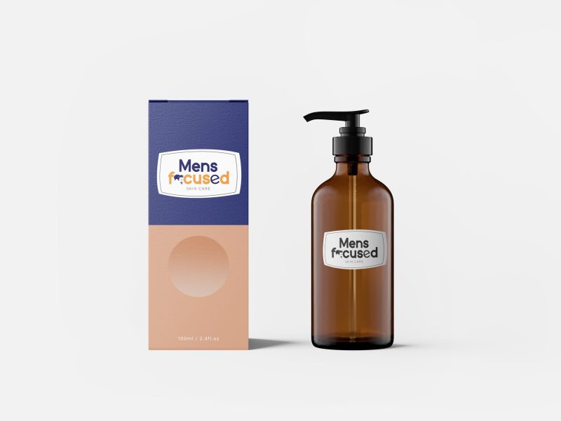 Pump Bottle With Box Mockup by Anthony Boyd Graphics