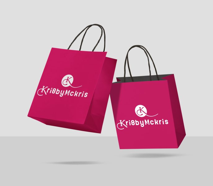 Shopping bag mockup template